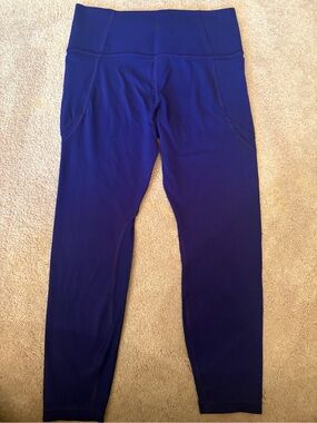 Athleta Purple High-Waist Athletic 7/8 leggings